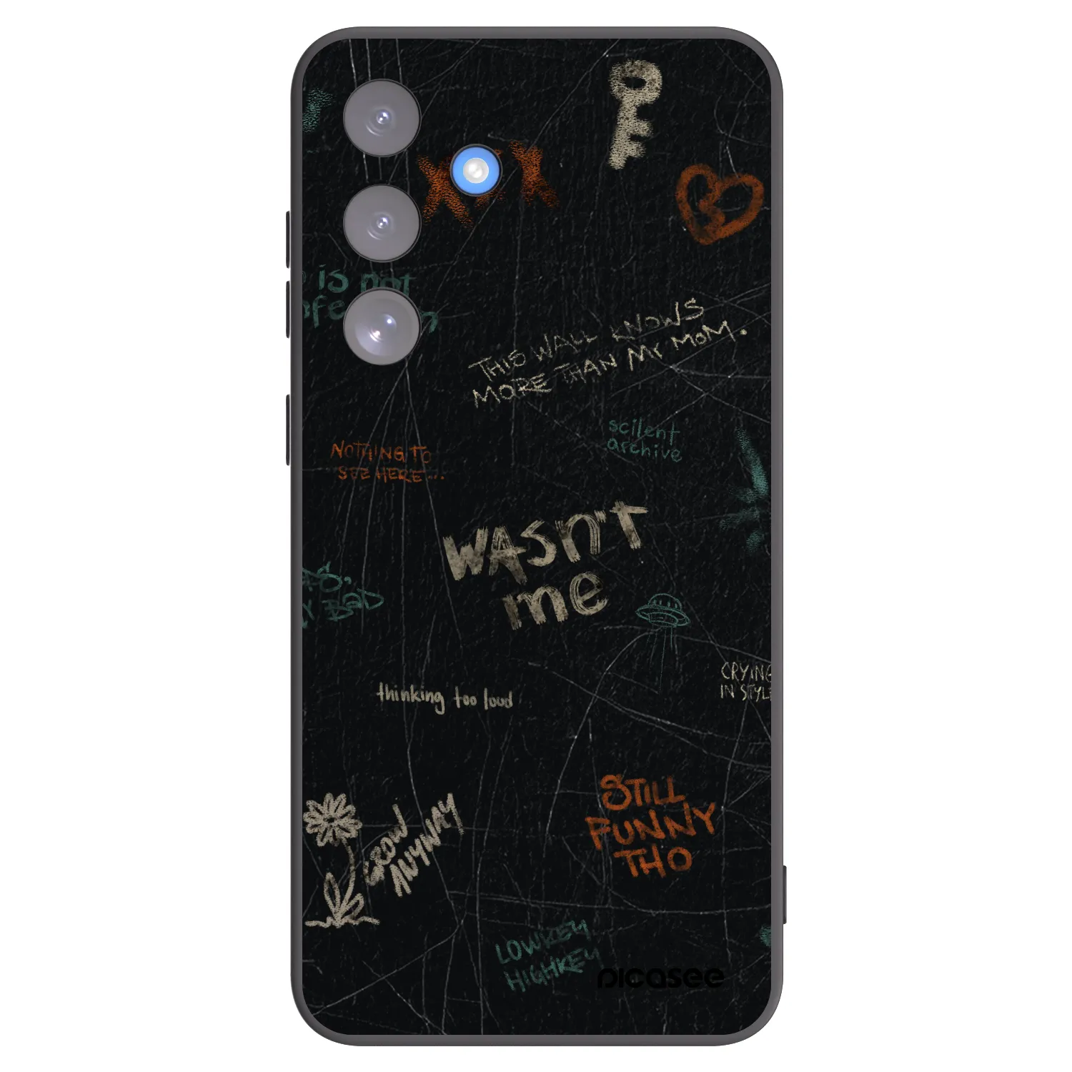 Picasee crna silikonska maskica za Samsung Galaxy S25 FE 5G - CONFESSION