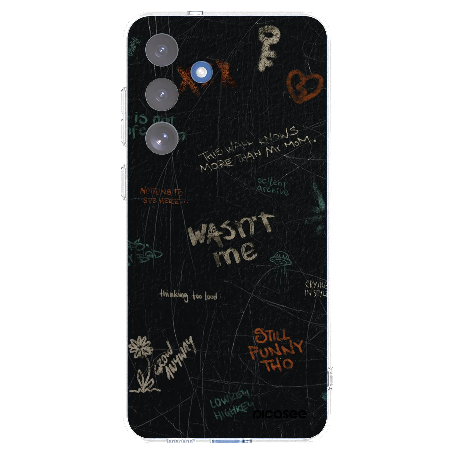 Picasee silikonska prozirna maskica za Samsung Galaxy S25 FE 5G - CONFESSION