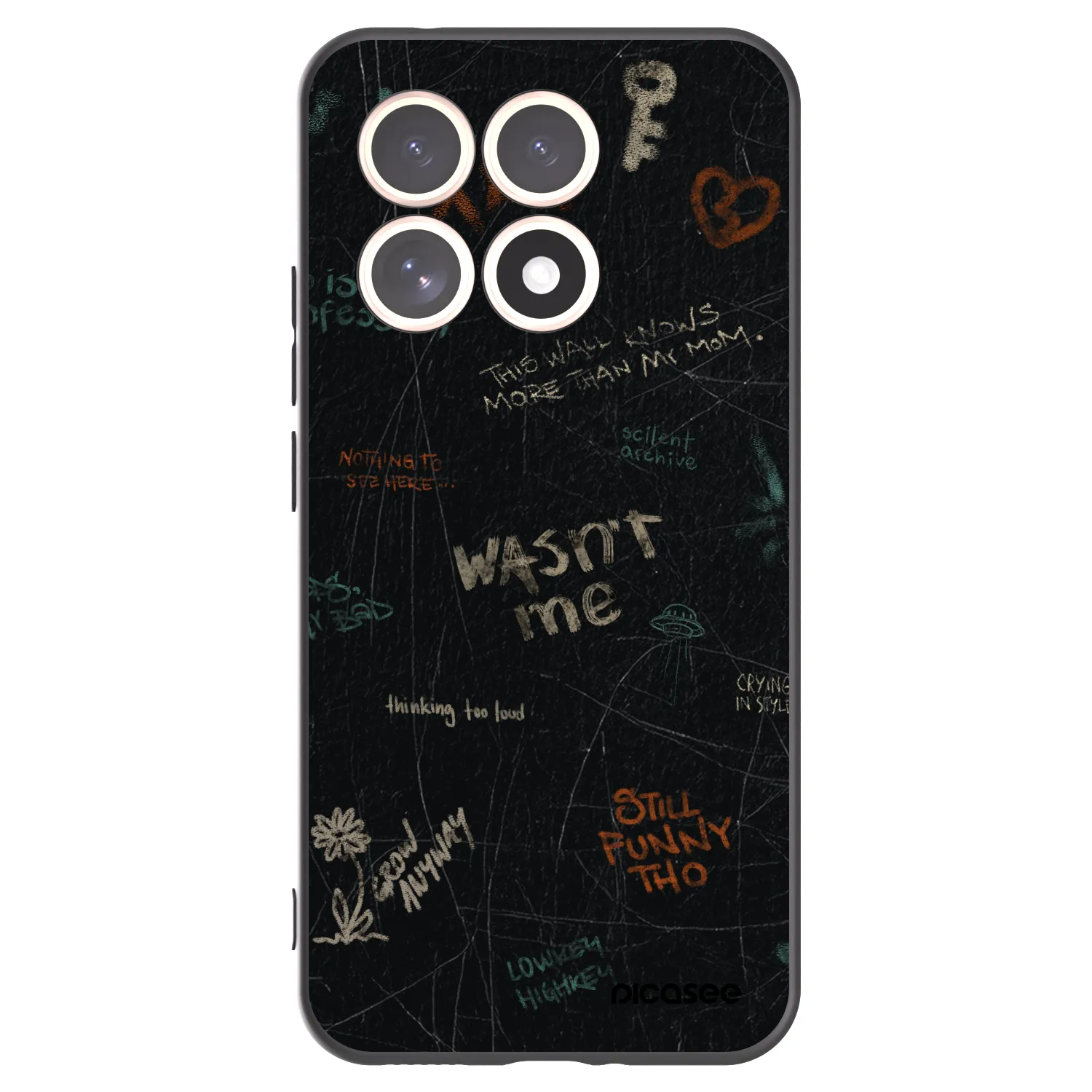 Picasee crna silikonska maskica za Xiaomi 15T - CONFESSION
