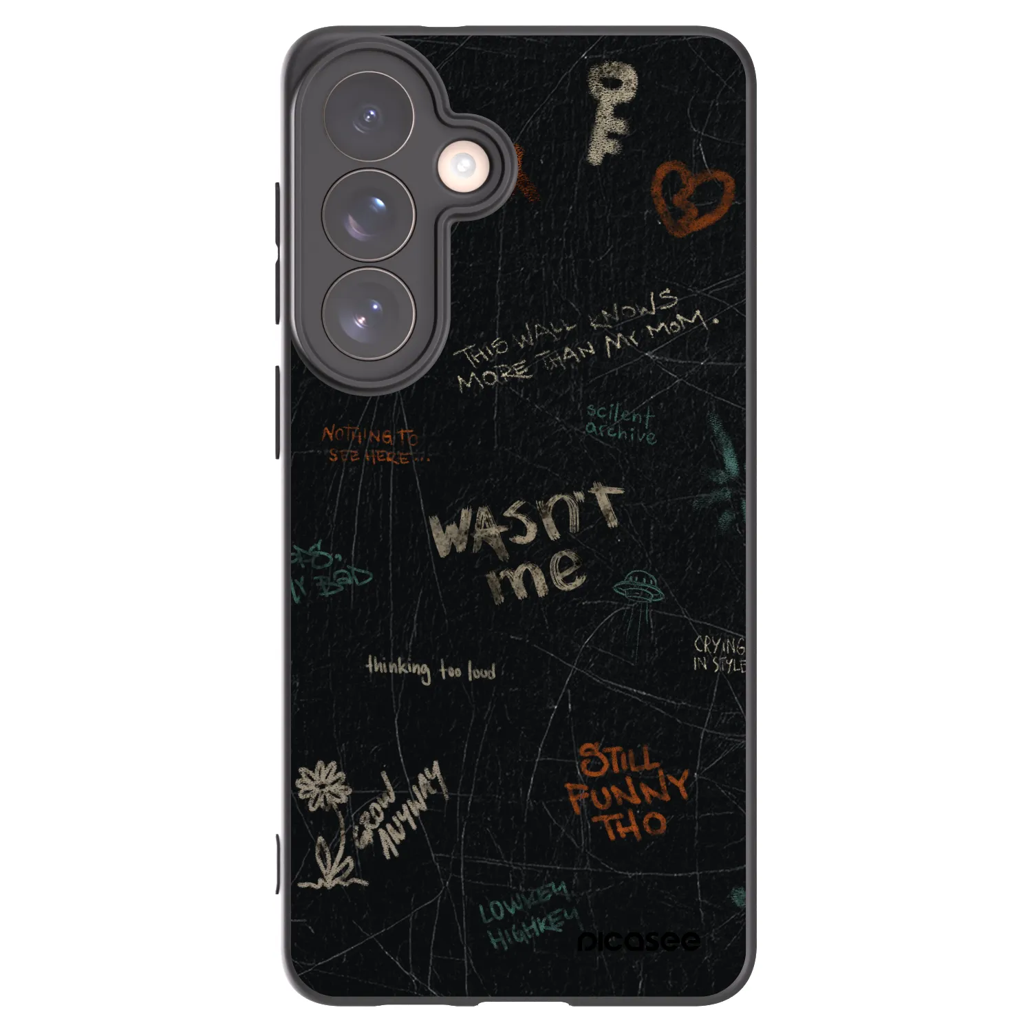 Picasee crna silikonska maskica za Samsung Galaxy S26+ - CONFESSION