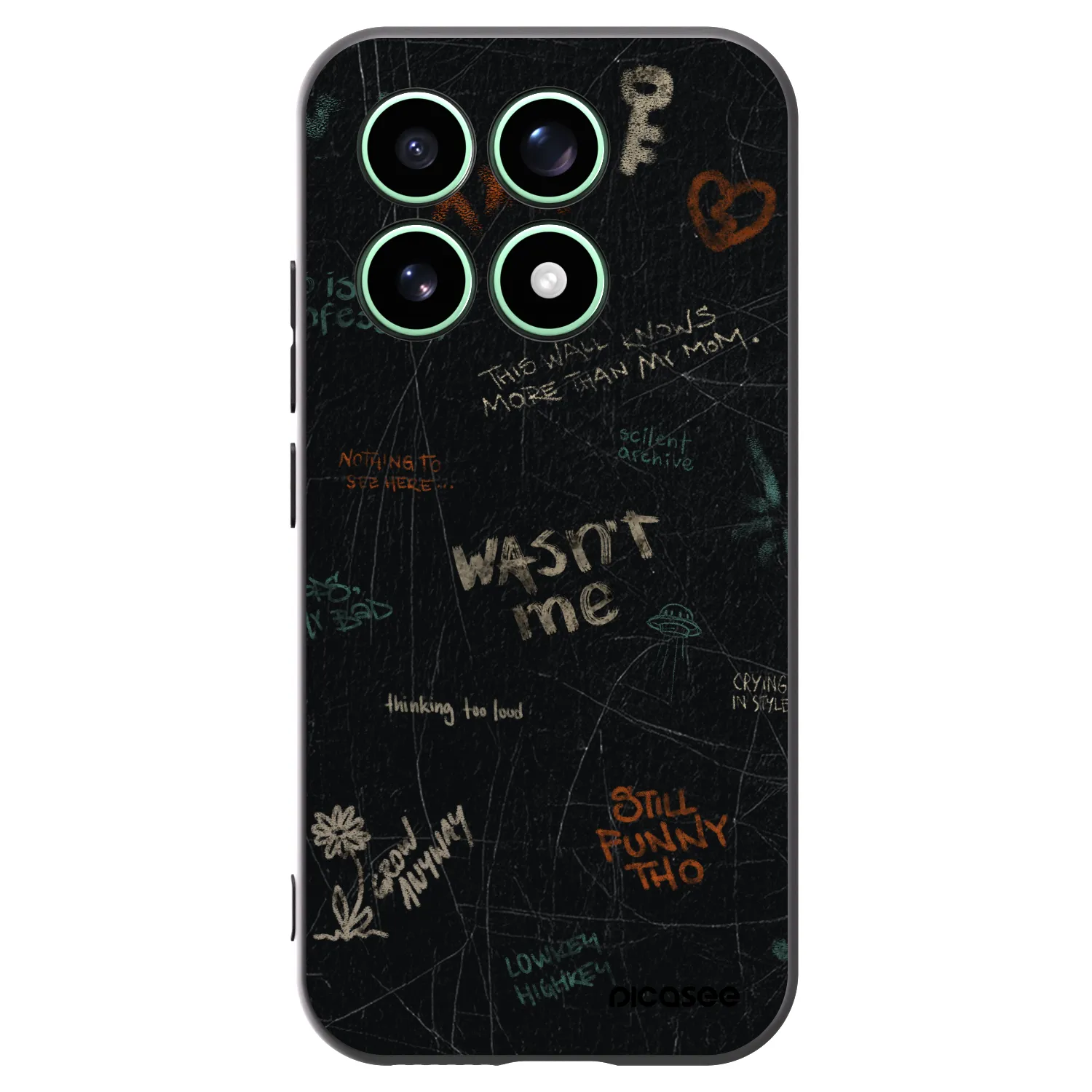 Picasee crna silikonska maskica za Xiaomi 17 - CONFESSION