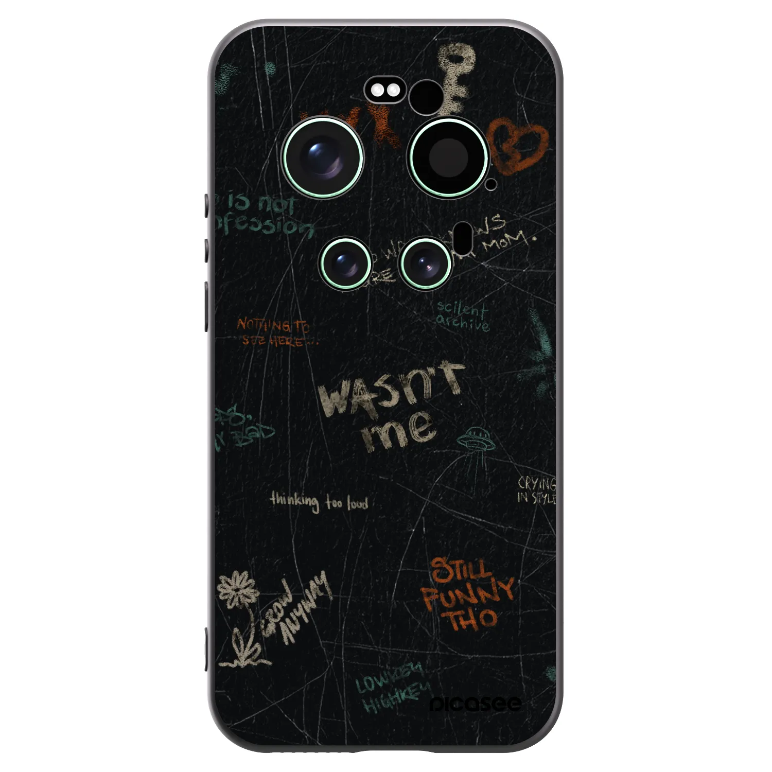 Picasee crna silikonska maskica za Xiaomi 17 Ultra - CONFESSION