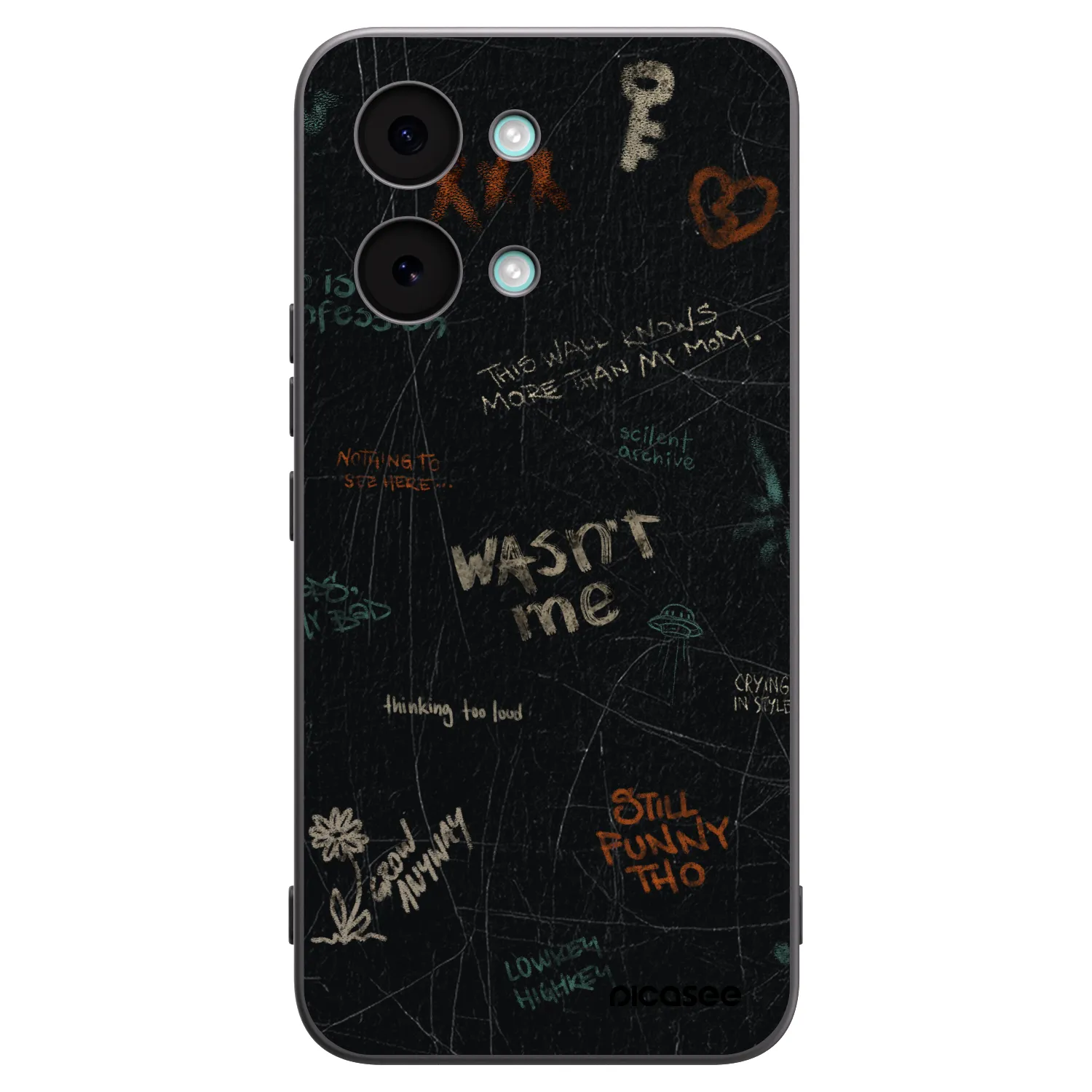 Picasee crna silikonska maskica za Xiaomi Poco X8 Pro Max - CONFESSION