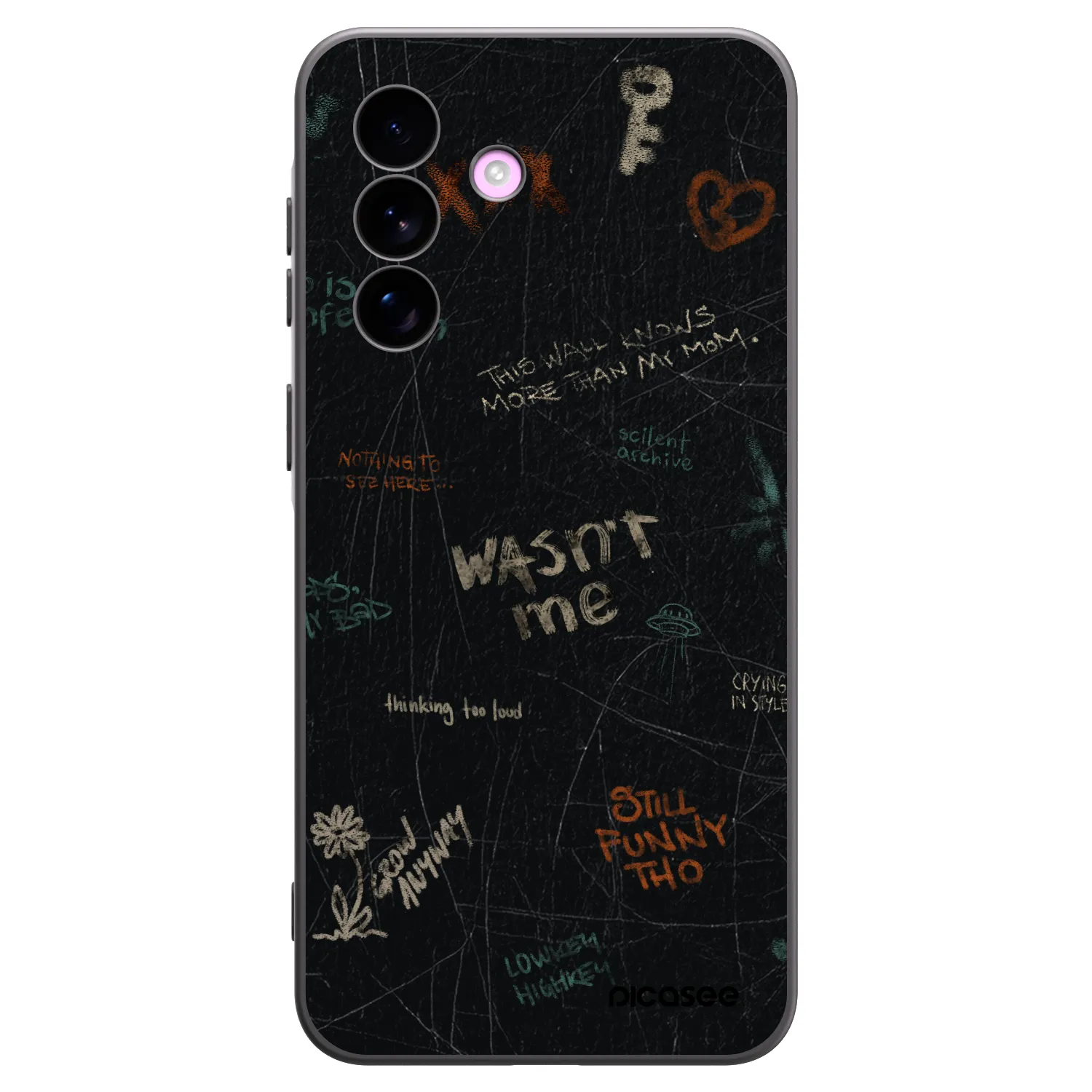 Picasee crna silikonska maskica za Samsung Galaxy A57 5G - CONFESSION