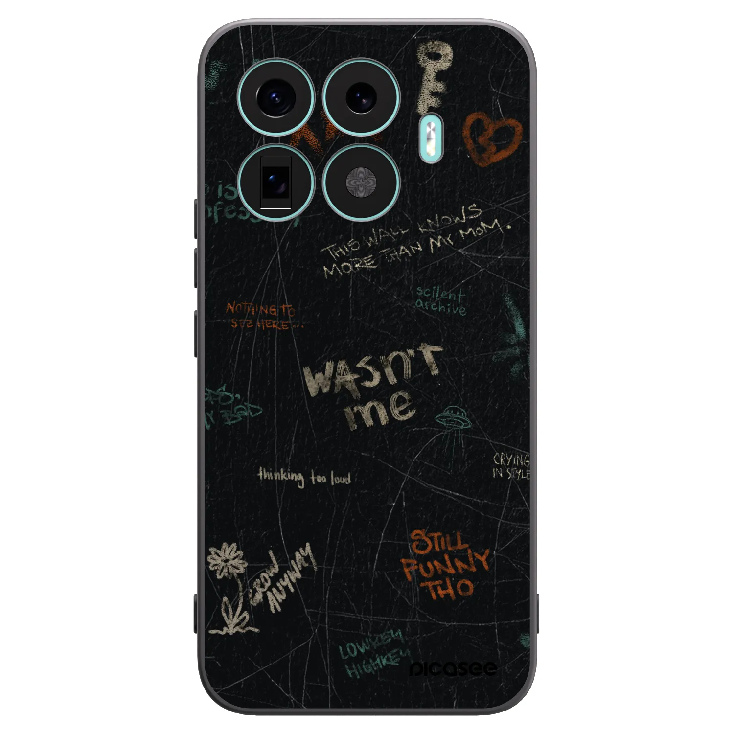 Picasee crna silikonska maskica za Xiaomi 17T Pro - CONFESSION