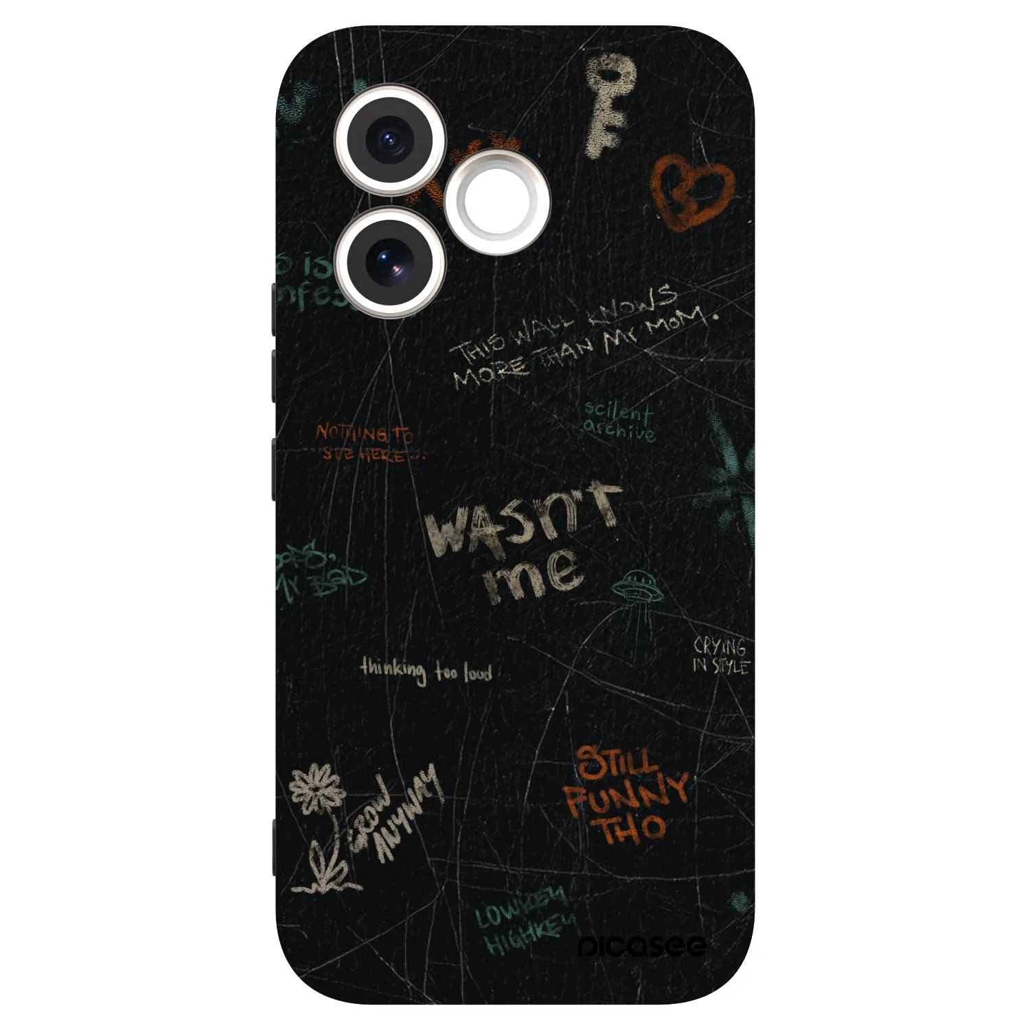 Picasee crna silikonska maskica za Honor 600 Lite - CONFESSION