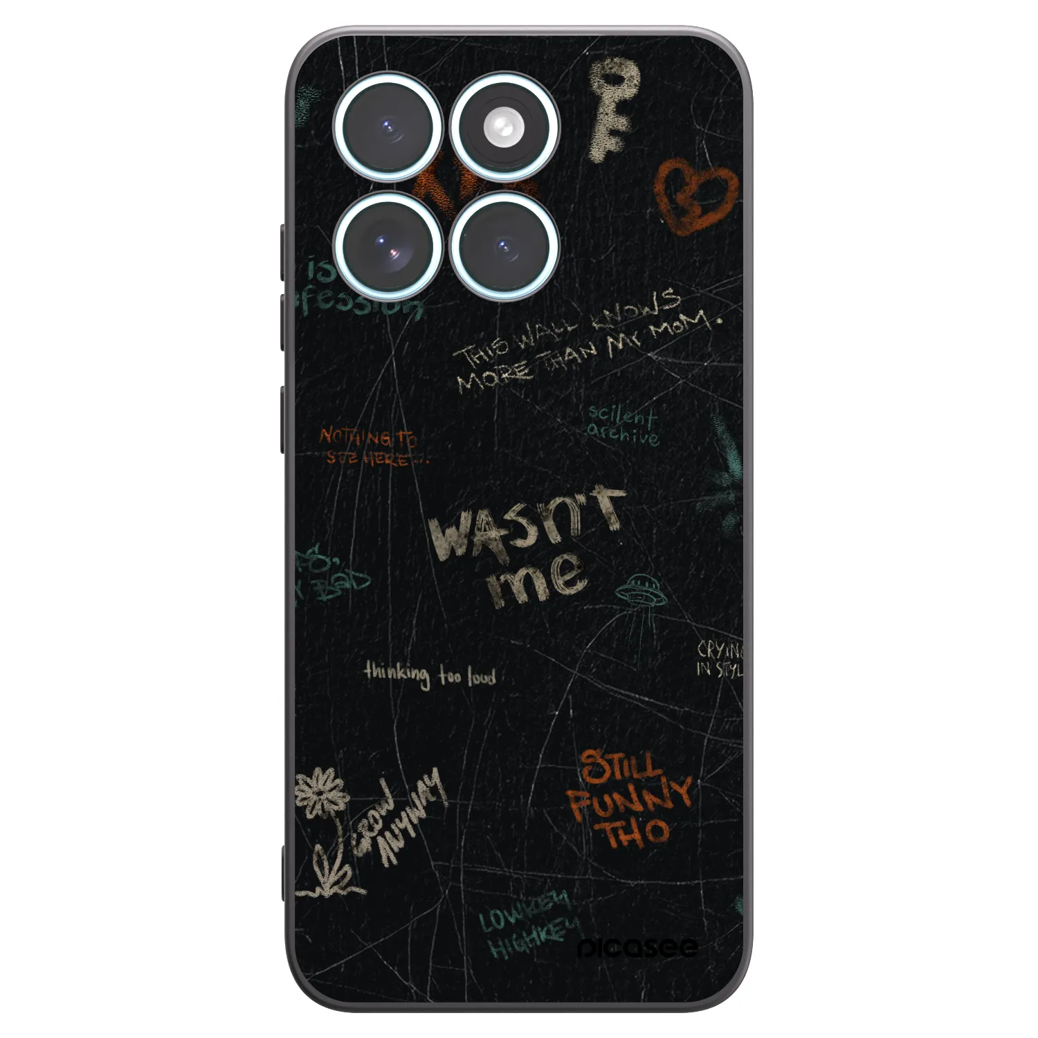 Picasee crna silikonska maskica za Motorola Edge 70 Fusion - CONFESSION