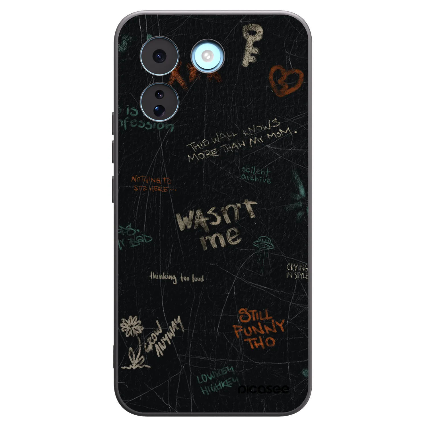 Picasee crna silikonska maskica za Xiaomi Redmi Note 17 Pro MAX 5G - CONFESSION
