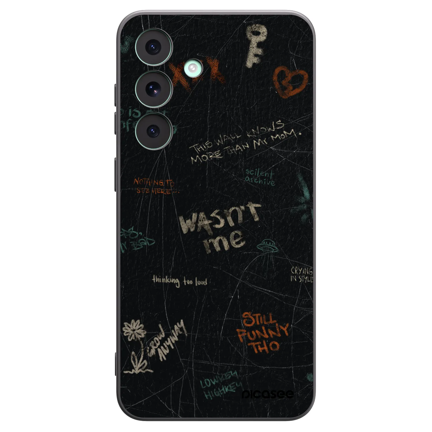 Picasee crna silikonska maskica za Samsung Galaxy S26 FE - CONFESSION