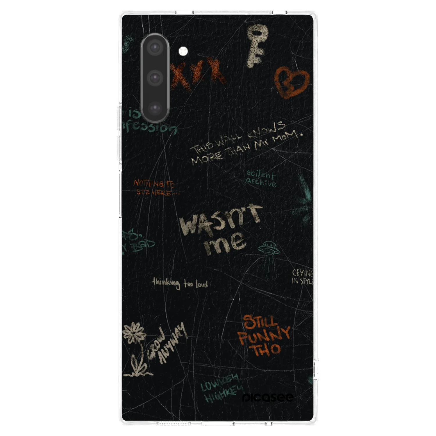 Picasee silikonska prozirna maskica za Samsung Galaxy Note 10 N970F - CONFESSION