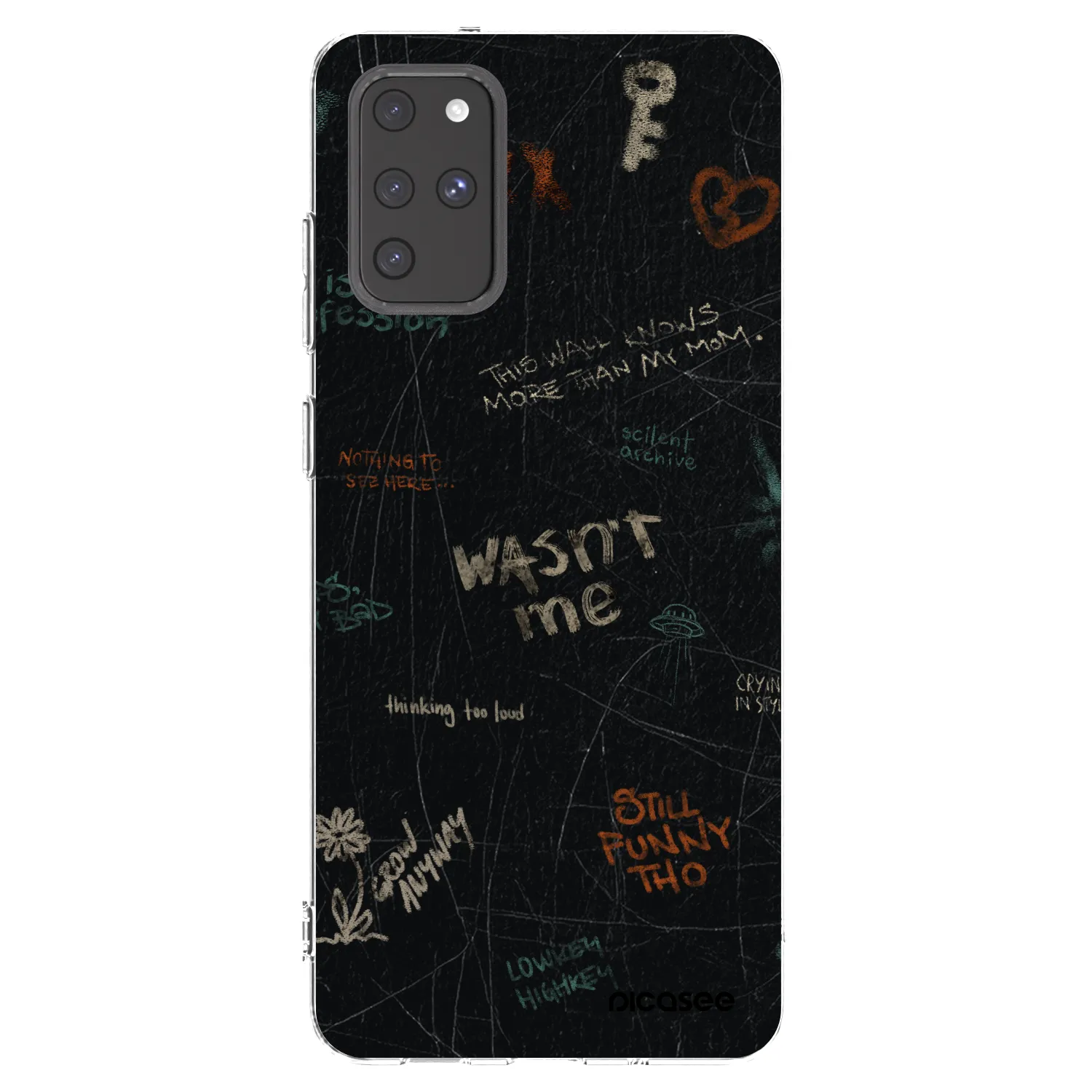 Picasee silikonska prozirna maskica za Samsung Galaxy S20+ G985F - CONFESSION