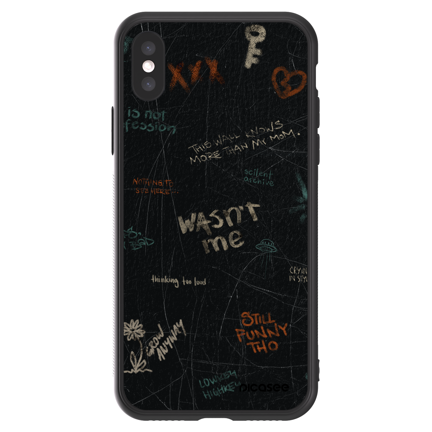 Picasee ULTIMATE CASE za Apple iPhone X/XS - CONFESSION