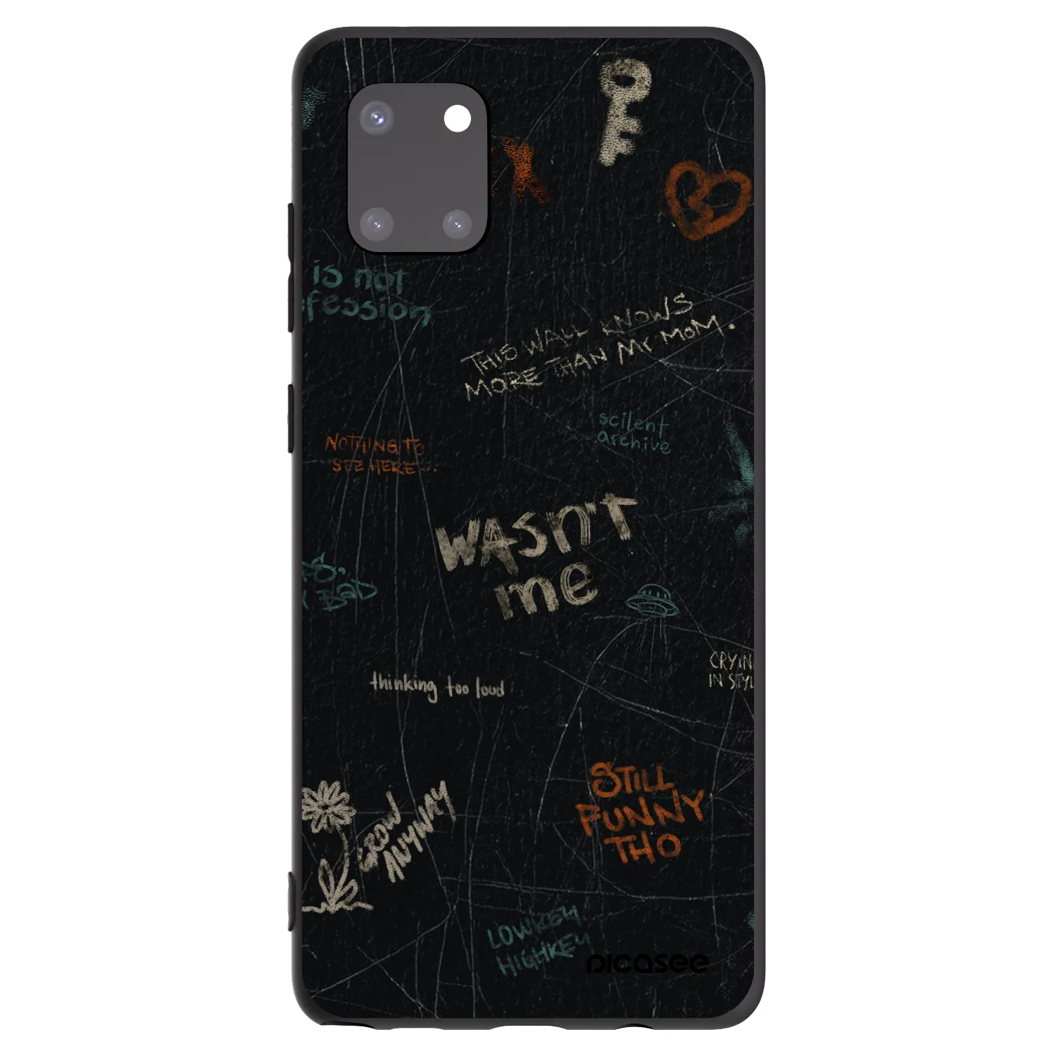 Picasee crna silikonska maskica za Samsung Galaxy Note 10 Lite N770F - CONFESSION