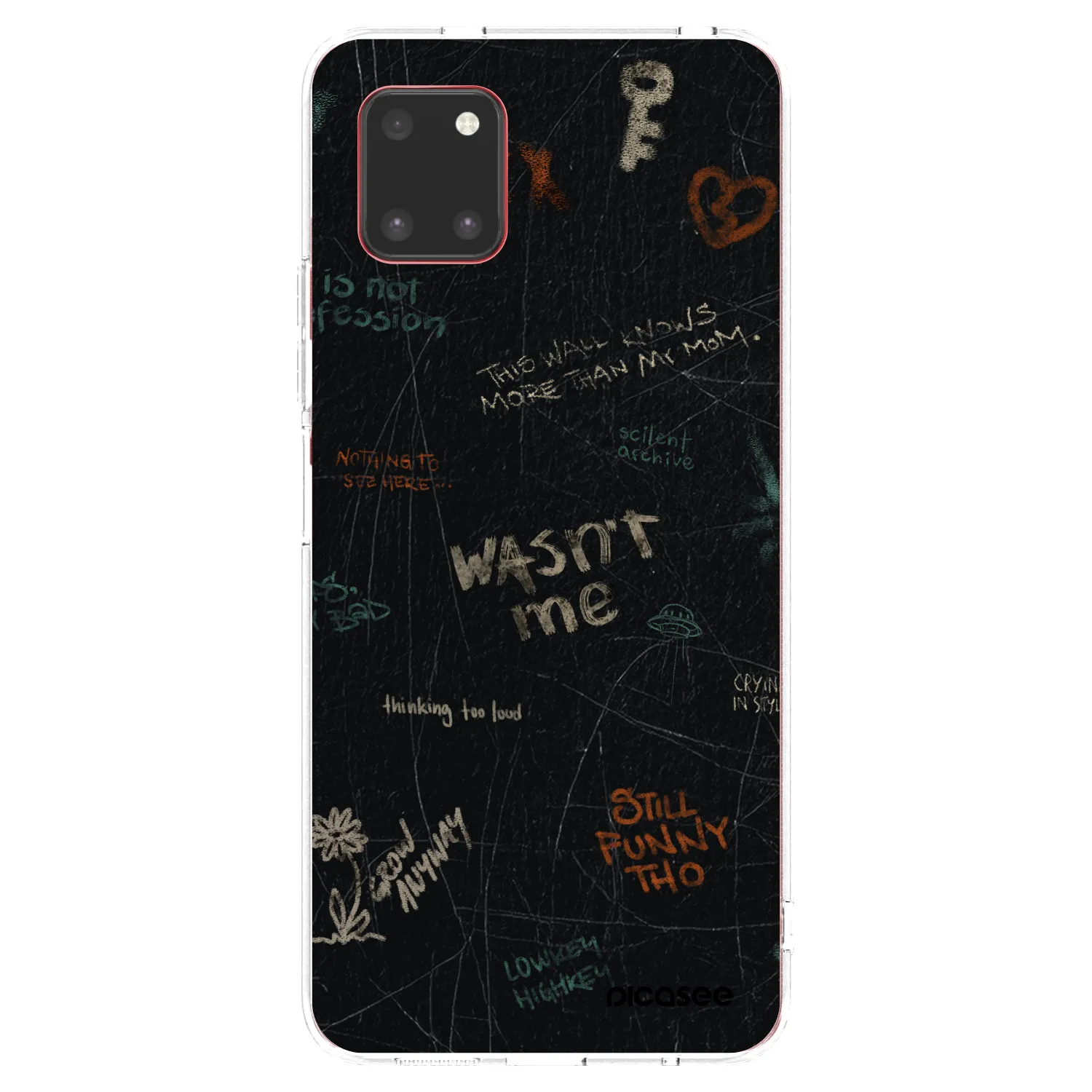 Picasee silikonska prozirna maskica za Samsung Galaxy Note 10 Lite N770F - CONFESSION