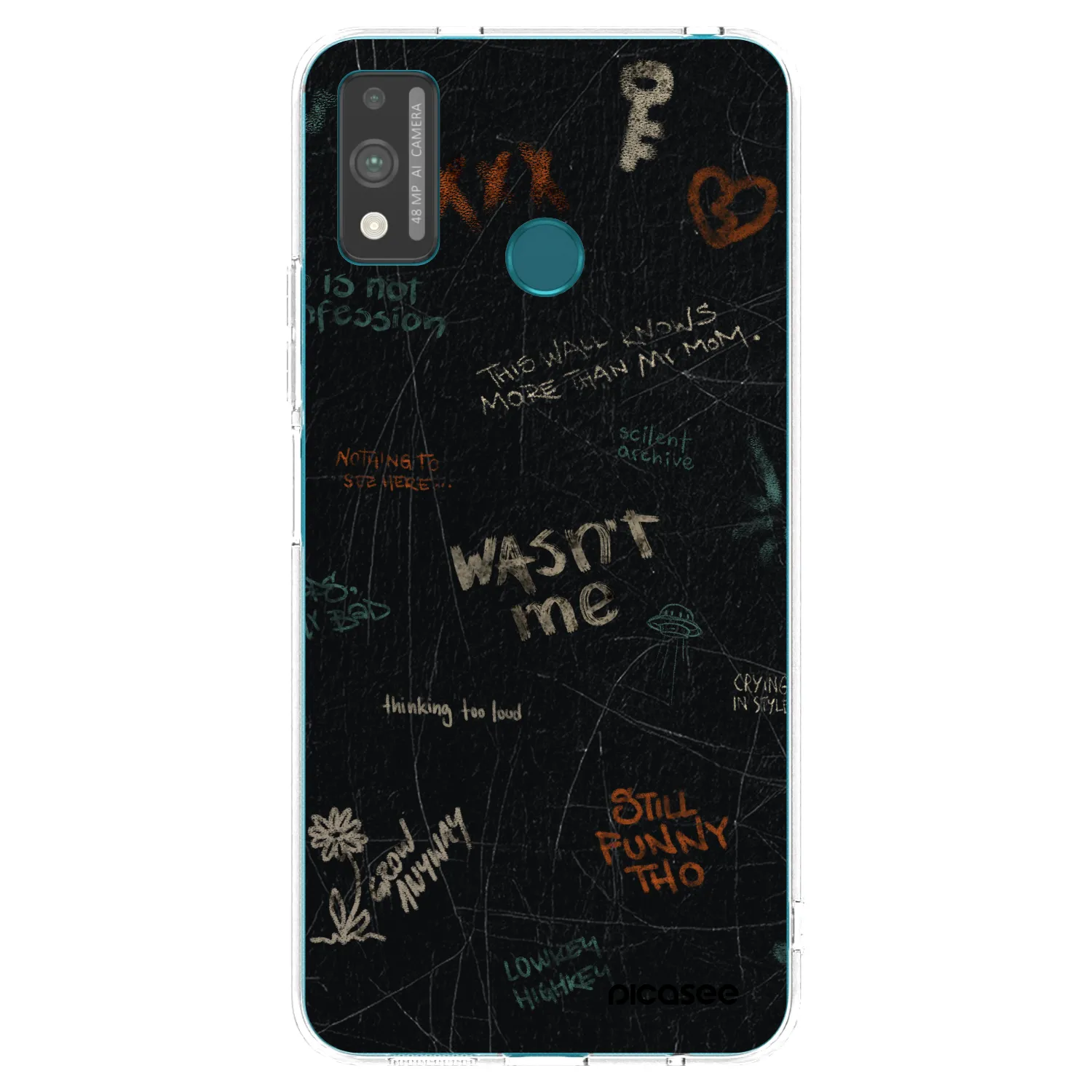 Picasee silikonska prozirna maskica za Honor 9X Lite - CONFESSION