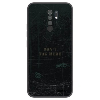 Picasee crna silikonska maskica za Xiaomi Redmi 9 - DON´T TAG