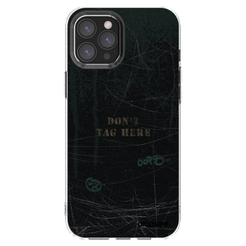 Picasee silikonska prozirna maskica za Apple iPhone 12 Pro Max - DON´T TAG