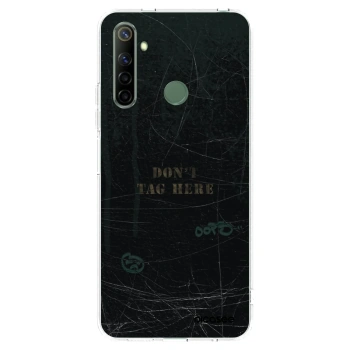 Picasee silikonska prozirna maskica za Realme 6i - DON´T TAG
