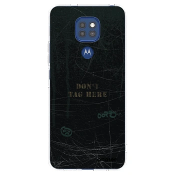 Picasee silikonska prozirna maskica za Motorola Moto G9 Play - DON´T TAG