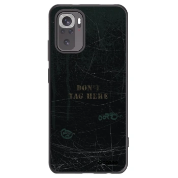 Picasee crna silikonska maskica za Xiaomi Redmi Note 10 - DON´T TAG