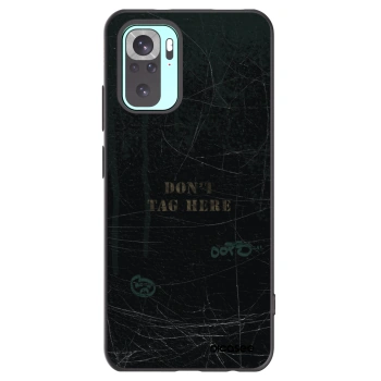 Picasee crna silikonska maskica za Xiaomi Redmi Note 10 Pro - DON´T TAG
