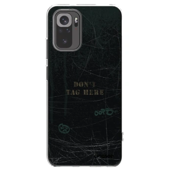 Picasee silikonska prozirna maskica za Xiaomi Redmi Note 10S - DON´T TAG