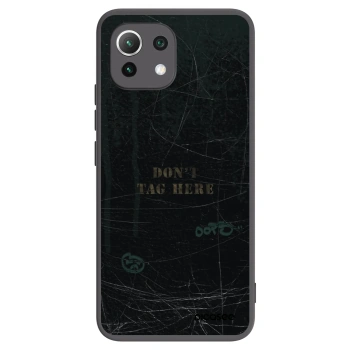 Picasee crna silikonska maskica za Xiaomi Mi 11 Lite - DON´T TAG