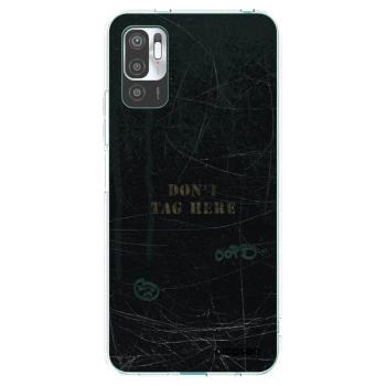 Picasee silikonska prozirna maskica za Xiaomi Redmi Note 10 5G - DON´T TAG