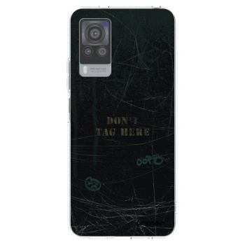 Picasee silikonska prozirna maskica za Vivo X60 Pro 5G - DON´T TAG
