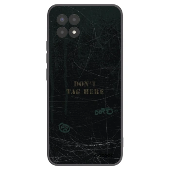 Picasee crna silikonska maskica za Realme 8i - DON´T TAG