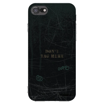 Picasee silikonska prozirna maskica za Apple iPhone SE 2022 - DON´T TAG