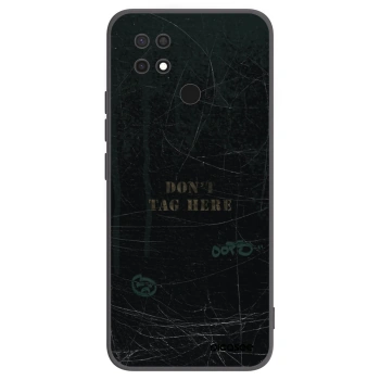 Picasee crna silikonska maskica za Xiaomi Redmi 10C - DON´T TAG