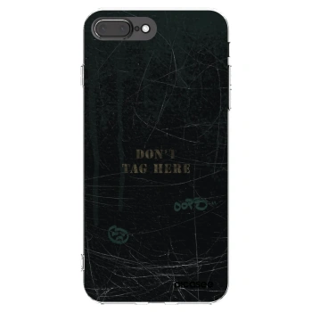 Picasee silikonska prozirna maskica za Apple iPhone 8 Plus - DON´T TAG