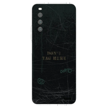 Picasee silikonska prozirna maskica za Sony Xperia 10 IV 5G - DON´T TAG