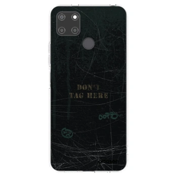 Picasee silikonska prozirna maskica za Realme C21Y - DON´T TAG