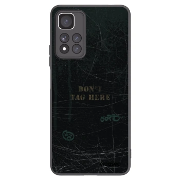 Picasee crna silikonska maskica za Xiaomi Redmi Note 11 Pro+ 5G - DON´T TAG