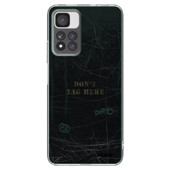 Picasee silikonska prozirna maskica za Xiaomi Redmi Note 11 Pro+ 5G - DON´T TAG