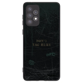 Picasee crna silikonska maskica za Samsung Galaxy A73 5G - DON´T TAG