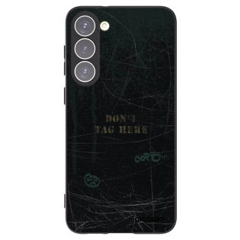 Picasee crna silikonska maskica za Samsung Galaxy S23+ 5G - DON´T TAG