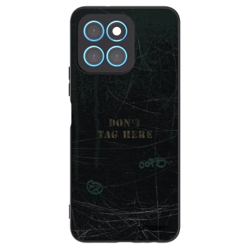 Picasee crna silikonska maskica za Honor X8 5G - DON´T TAG