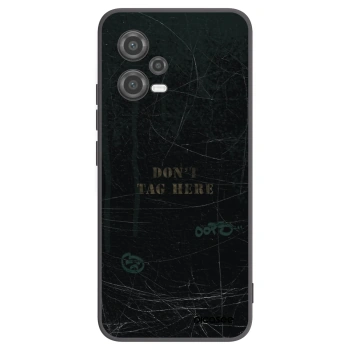 Picasee crna silikonska maskica za Xiaomi Poco X5 - DON´T TAG