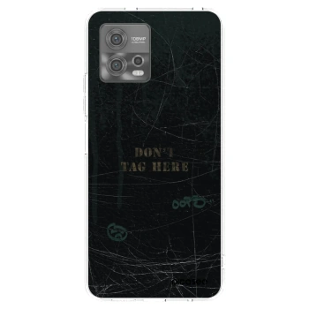 Picasee silikonska prozirna maskica za Motorola Moto G72 - DON´T TAG