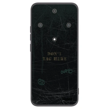 Picasee crna silikonska maskica za Honor Magic5 Lite 5G - DON´T TAG