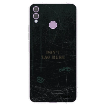 Picasee silikonska prozirna maskica za Honor 8X - DON´T TAG