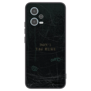 Picasee crna silikonska maskica za Xiaomi Redmi Note 12 5G - DON´T TAG