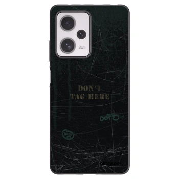 Picasee crna silikonska maskica za Xiaomi Redmi Note 12 Pro+ 5G - DON´T TAG