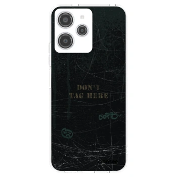 Picasee silikonska prozirna maskica za Xiaomi Redmi 12 4G - DON´T TAG