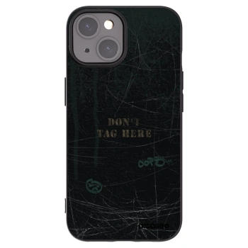Picasee crna silikonska maskica za Apple iPhone 15 - DON´T TAG