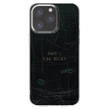 Picasee silikonska prozirna maskica za Apple iPhone 15 Pro Max - DON´T TAG