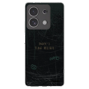Picasee silikonska prozirna maskica za Xiaomi Redmi Note 13 4G - DON´T TAG